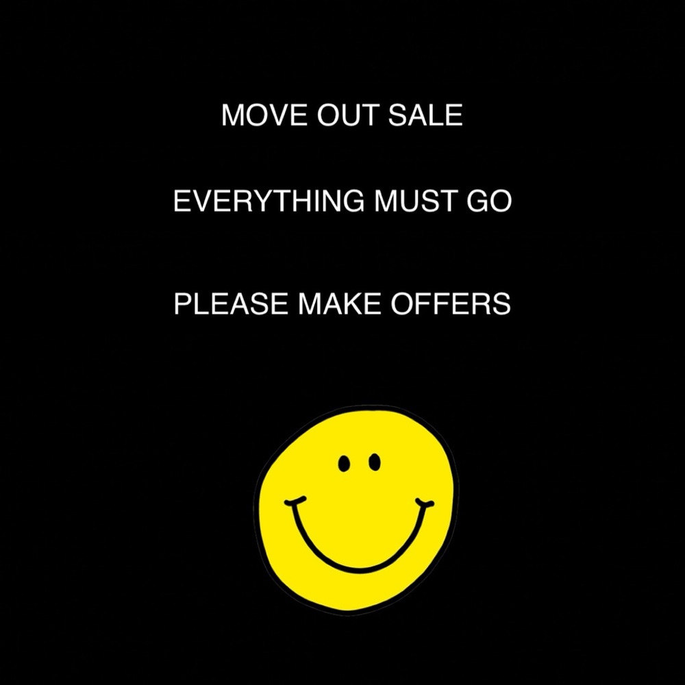 getting rid of all my clothes!